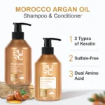 PURC Morocco Argan Oil Shampoo Conditioner Set Smoothing